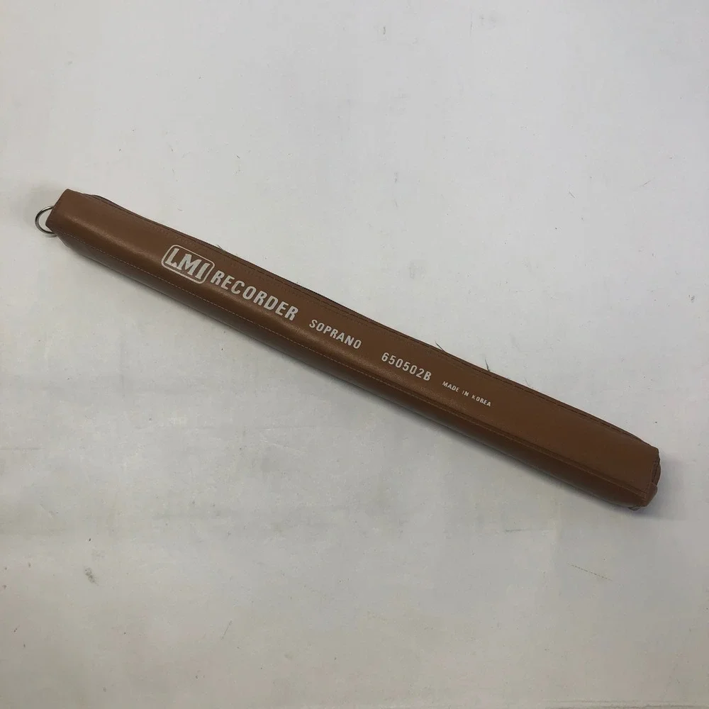 LMI Soprano Recorder 650502B with Case and Cleaning Rod Made in Korea